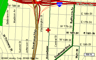 Map to Hiltop West