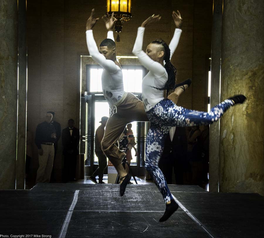 DaJuan Johnson and Latra Wilson, KCFAA dancers