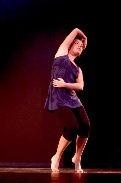 Chelsea Shaw in Lover's Spit - Choreographer: Maggie Osgood Nicholls - Modern Night at the Folly 2011