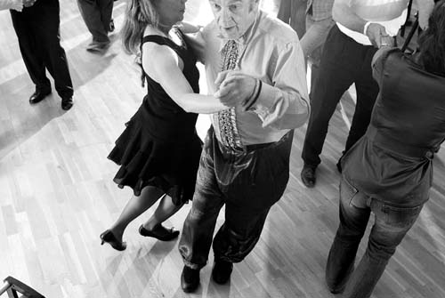 Eleanor DaCosta and Bob Dorian at swing salsa tango