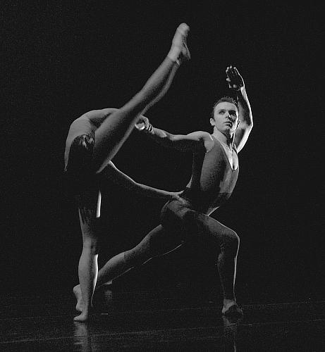 Molly Vaeth and Eric Sobbe in Ebony Concerto for UMKC Fall 2008 dance concert