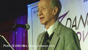 Larry Stevens - Speaker - Dancers Over 40 Legacy Awards - Photo Mike Strong