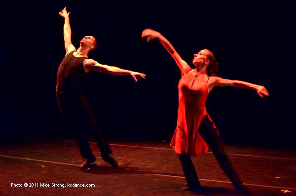 Gavin Stewart, DeeAnna Hiett in Givin' Up - Choreographer: DeeAnna Hiett - Modern Night at the Folly 2011