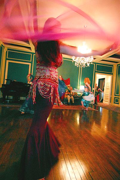 Red Veil solo - Melody Gabrielle performing bellydance for the short film (video) - Is It Jazz? by Fred Weems